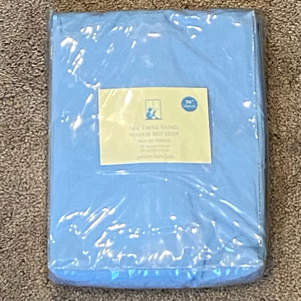 NIP Pottery Barn Kids Twill Panels Curtains Drapes 96” Length